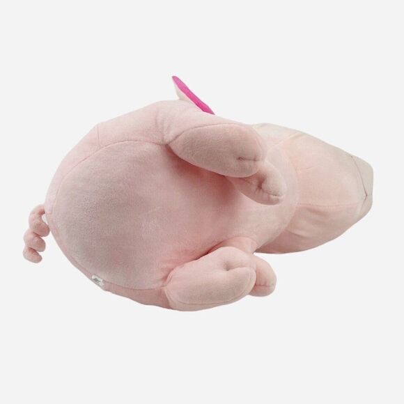 Pink Pig Plush 15" Stuffed Animal Smiling Kawaii Cute Farm Toy Wilbur Babe Piggy - Picture 7 of 12